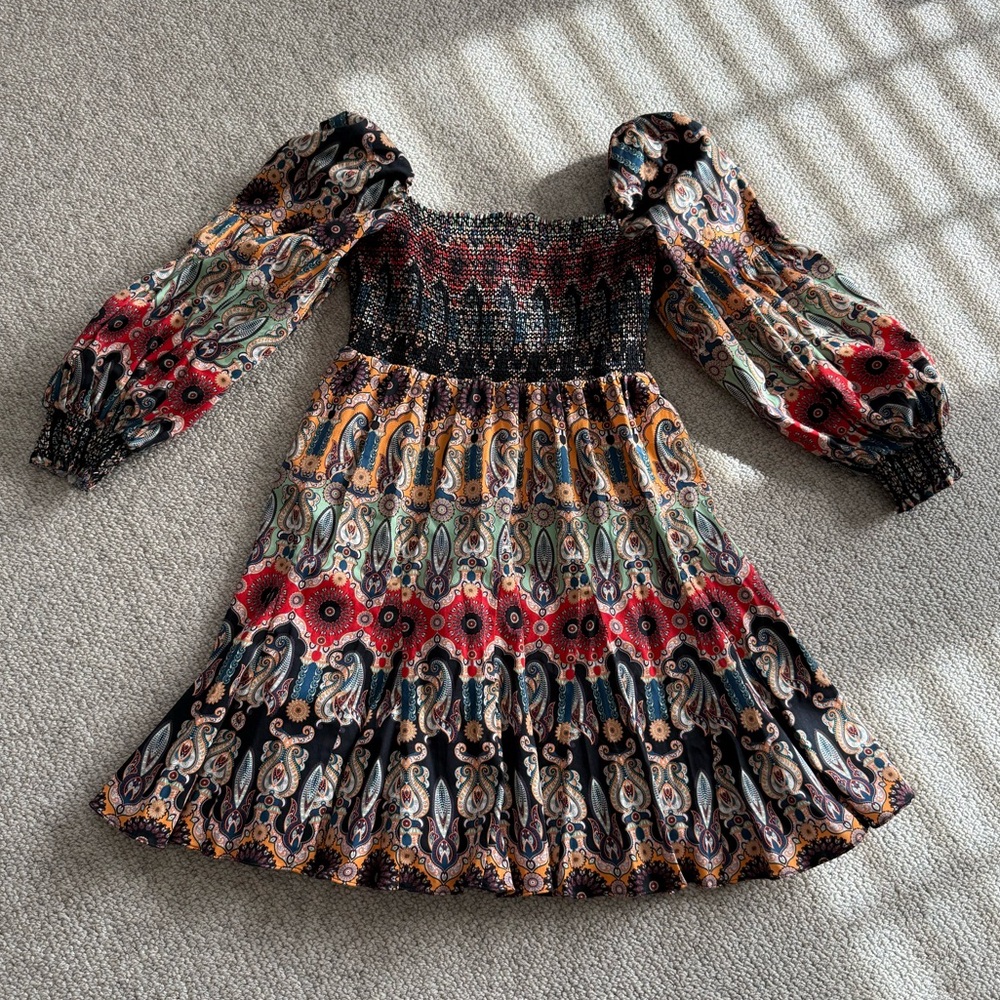 Alice + Olivia Smocked Dress